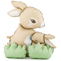 Balão de coelho e coelhinho 60 x 51 cm