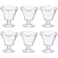 Copo de 240 ml para sorvete com ondas - 6 unidades