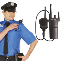Intercomunicador da polícia
