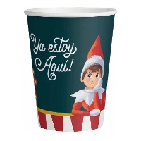 Copos de Elfo Travesso The Elf on the Shelf de 270 ml - 6 unidades