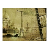 Papel de arroz Paris 29,7 x 42,5 cm - Artis decor - 1 unid.