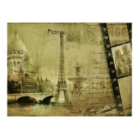 Papel de arroz Paris 29,7 x 42,5 cm - Artis decor - 1 unid.