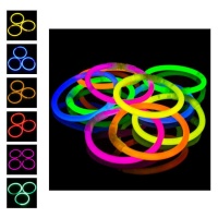 Pulseiras luminosas - 100 peças