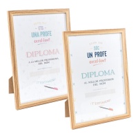 Moldura para fotos com Diploma para Professor - 1 unidade