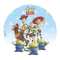 Disco comestível para bolo Toy Story - 20 cm