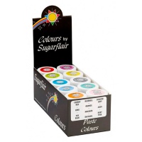 Conjunto de pastéis para colorir 25 gr - Sugarflair - 10 unidades