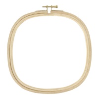 Bastidor quadrado de madeira para bordar 21 x 21 cm - DMC