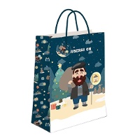 Bolsa de presente de 60 x 45 x 13 cm de Olentzero - 1 unidade