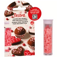 Sprinkles de corações mini de 1 g - Decora