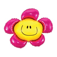 Balão de Flores Sorridentes 102 x 88 cm - Festa Conversa