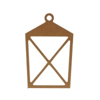 Silhouette MDF 15 cm | Lanterna