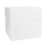Caixa de 36,5 x 36,5 x 25 cm para bolo quadrado