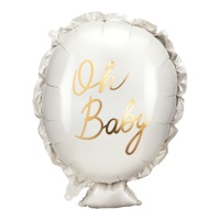 Oh Balão de Bebé Candy 53 x 69 cm - PartyDeco