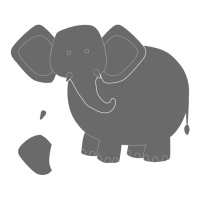Elefante recortado - Artemio
