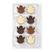 Molde de anjo de chocolate - Decorar - 8 cavidades