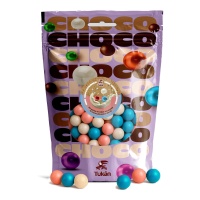 Bolas chococranch branco de cores - 140 gr