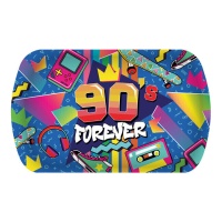 Tabuleiro 90's forever 39 x 24 cm - 1 unidade