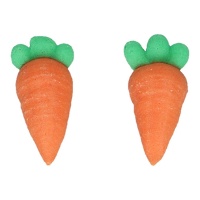 Decorações de açúcar em formato de cenoura - FunCakes - 546 unidades