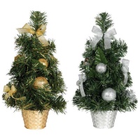 Árvore de Natal decorada com 40 cm