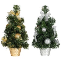 Árvore de Natal decorada 40 cm