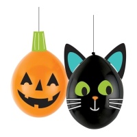 Balões de látex amigos do Halloween 35cm - Amscan - 2 peças