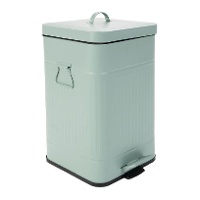 Lixeira quadrada vintage de 20 L