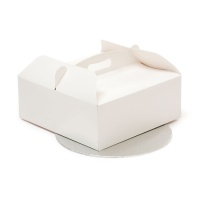 Caixa para bolo 33,5 x 33,5 x 12 cm com base redonda
