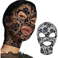 Balaclava Bordada com Flores