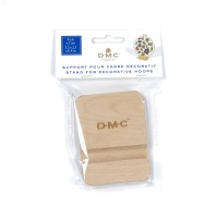 Suporte retangular de madeira para bastidor decorativo 8 x 6 x 2 cm - DMC