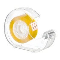 Fita adesiva com suporte de fita de 1,8 cm - 27 m