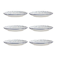 Prato azul grego 24 cm - 6 unidades