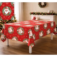 Toalha de mesa natalina do Papai Noel