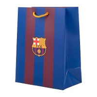 Bolsa de presente 40 x 30 x 12 cm com riscas blaugrana