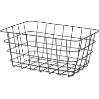 Cesto 30,3 x 22,5 x 14 cm em metal cromado