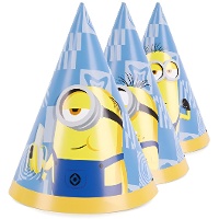 Chapéus dos Minions de 16 cm - 6 unidades