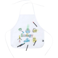 Avental infantil Ecology para colorir