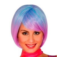 Peruca Half bob com gradiente - 1 peça