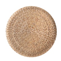 Tabuleiro de cartão redondo em vime de 31 cm - 4 peças