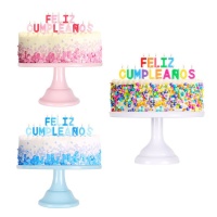 Velas de aniversário Feliz Cumpleaños