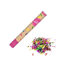 Canhão de confettis multicoloridos - 60 cm