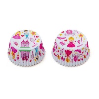 Cápsulas para cupcakes inspiradas nas princesas dos contos de fadas - Decorar - 36 unidades