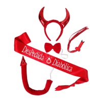 traje de despedida diabólico