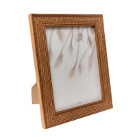 Moldura fotográfica 15 x 20 cm Rattan castanho