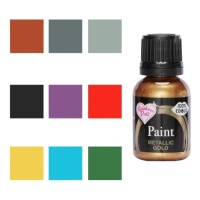 Tinta metálica comestível 25 ml - Rainbow Dust