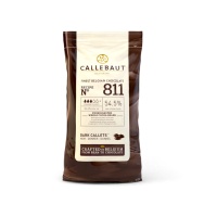 Pedaços de chocolate preto para derreter 54,5 % de 1 kg - Callebaut