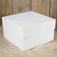 Caixa de bolo quadrada 25,4 x 25,4 x 15 cm - FunCakes - 1 unidade