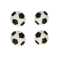 Figuras de açúcar de bolas de futebol - FunCakes - 8 unidades