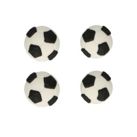 Figuras de bolas de futebol em açúcar - FunCakes - 8 unidades