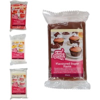 Fondant branco sabores de 250 gr - FunCakes