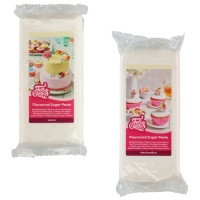Pasta de açúcar branco sabores de 1 kg - FunCakes